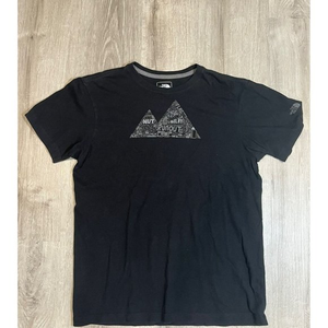 The North Face T-Shirt Men's XL Black Pullover Crew Neck Slim Fit Short‎ Sleeve